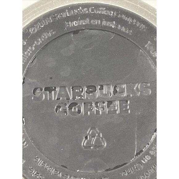 Starbucks 2008 12oz Travel Holiday Mug Glitter Reindeer and Sleigh Christmas - Picture 5 of 14